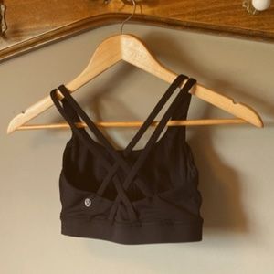 Lululemon Energy Bra - Size 4 - Black